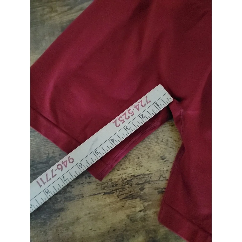 Gymreaper Infinity Seamless Shorts XL Womens Red Stretch Gym Fitness Scrunch Fit